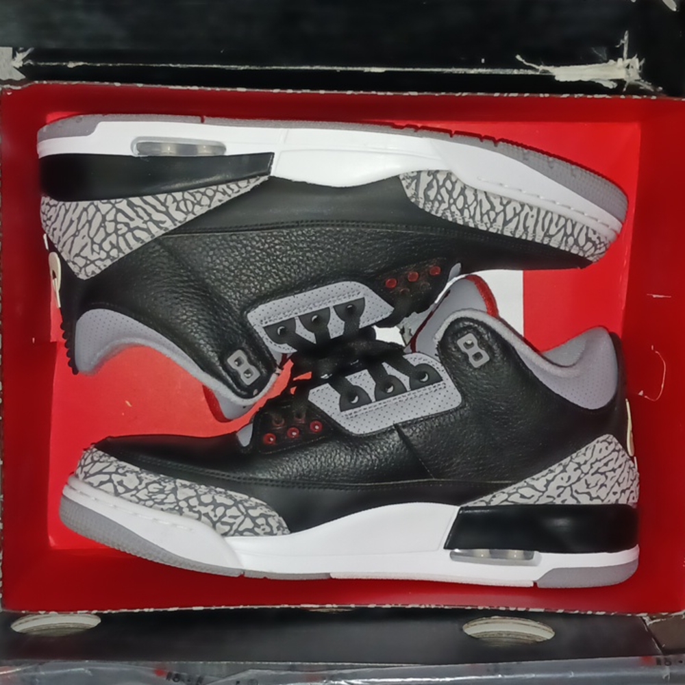 Jordan 3 black cement 2018